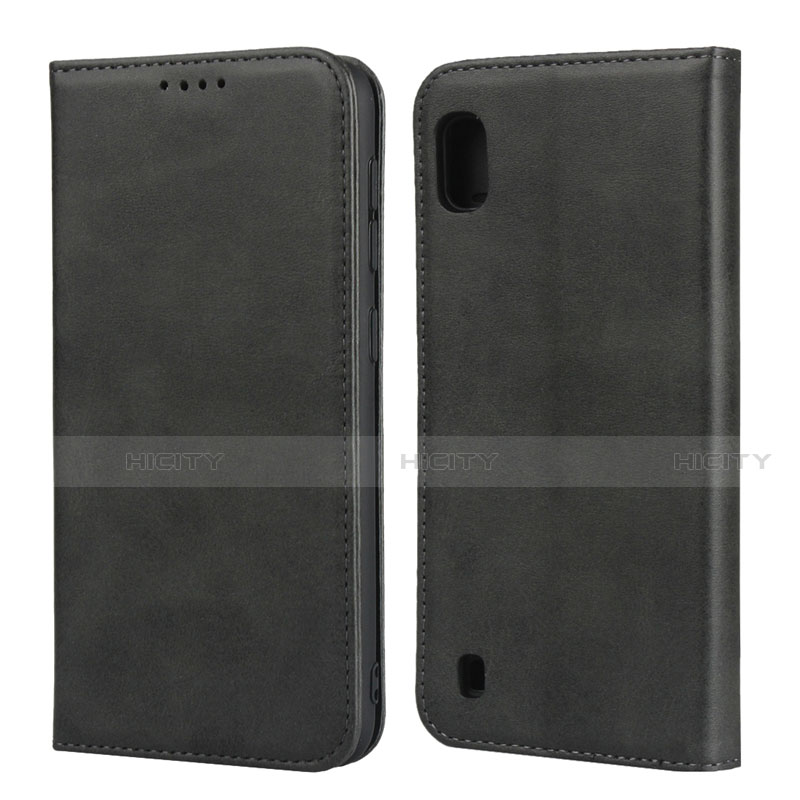 Custodia Portafoglio In Pelle Cover con Supporto L01 per Samsung Galaxy A10 Nero