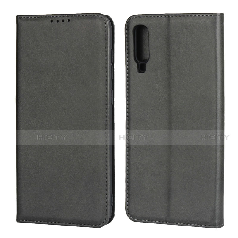 Custodia Portafoglio In Pelle Cover con Supporto L01 per Samsung Galaxy A70 Nero