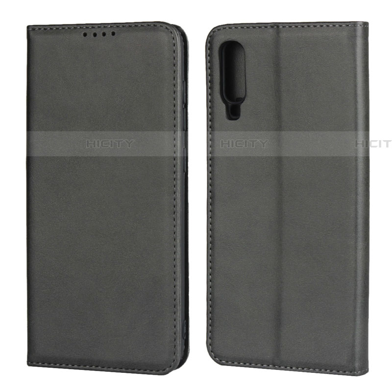 Custodia Portafoglio In Pelle Cover con Supporto L01 per Samsung Galaxy A70S Nero
