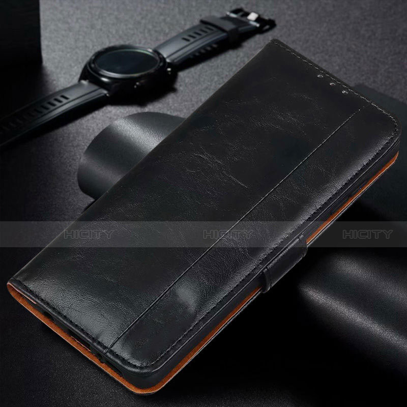 Custodia Portafoglio In Pelle Cover con Supporto L01 per Samsung Galaxy M21 Nero