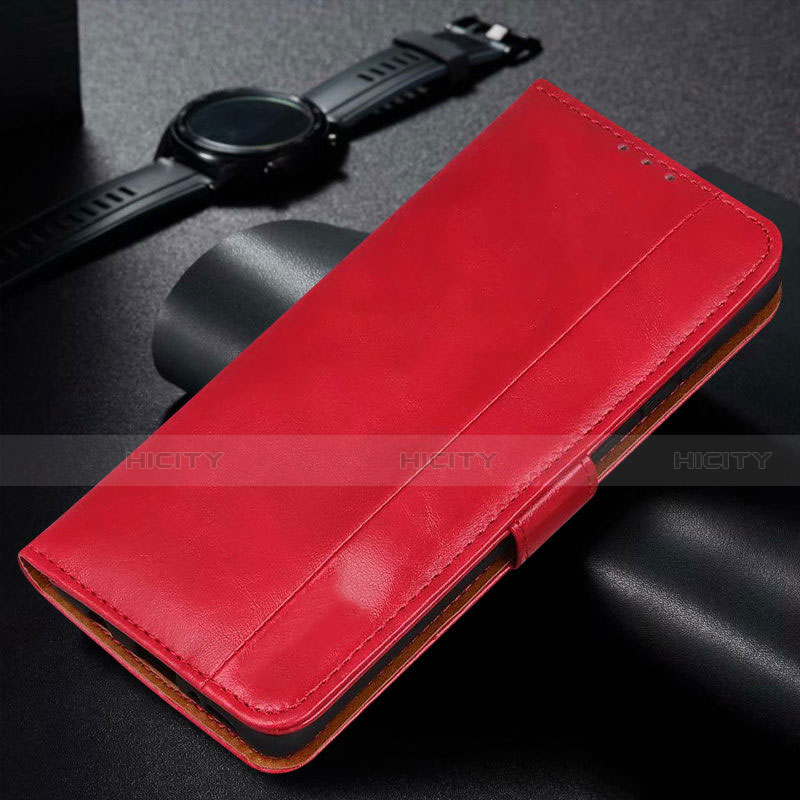 Custodia Portafoglio In Pelle Cover con Supporto L01 per Samsung Galaxy M30s Rosso