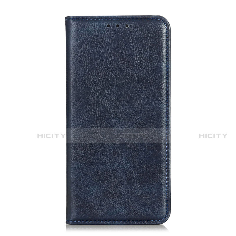 Custodia Portafoglio In Pelle Cover con Supporto L01 per Samsung Galaxy M31 Prime Edition Blu