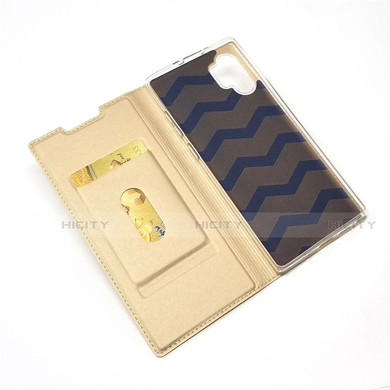 Custodia Portafoglio In Pelle Cover con Supporto L01 per Samsung Galaxy Note 10 Plus