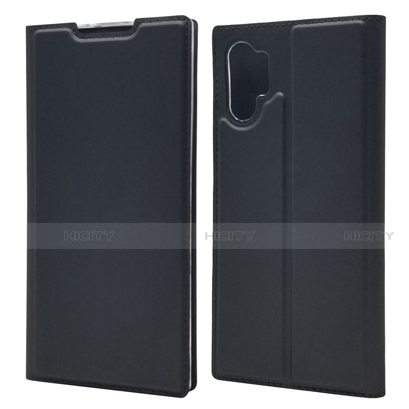 Custodia Portafoglio In Pelle Cover con Supporto L01 per Samsung Galaxy Note 10 Plus 5G Nero