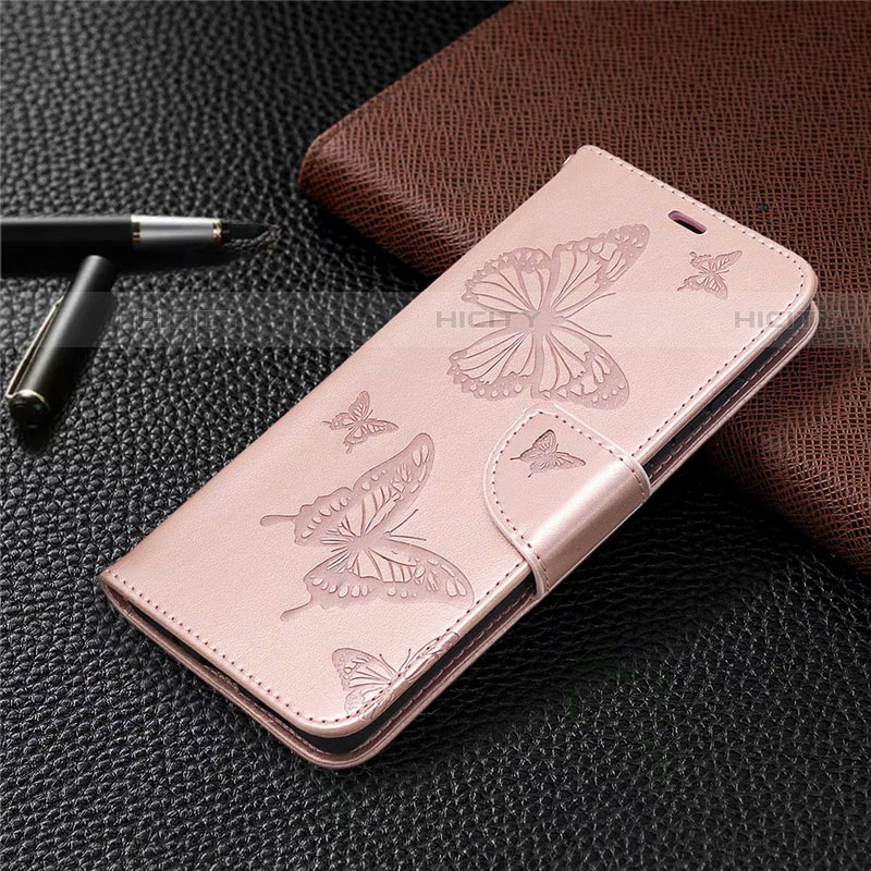 Custodia Portafoglio In Pelle Cover con Supporto L01 per Samsung Galaxy S20 FE 5G Oro Rosa