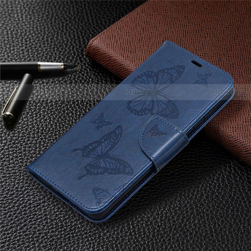 Custodia Portafoglio In Pelle Cover con Supporto L01 per Samsung Galaxy S20 Lite 5G Blu
