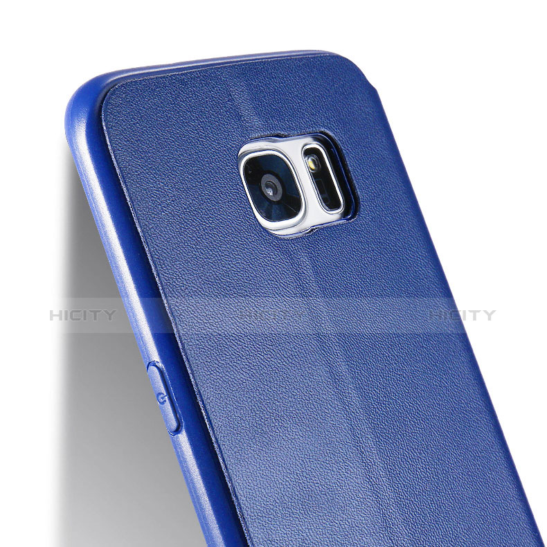 Custodia Portafoglio In Pelle Cover con Supporto L01 per Samsung Galaxy S7 Edge G935F