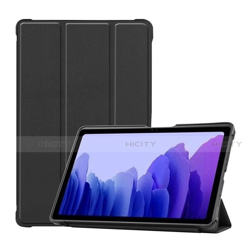 Custodia Portafoglio In Pelle Cover con Supporto L01 per Samsung Galaxy Tab A7 4G 10.4 SM-T505 Nero