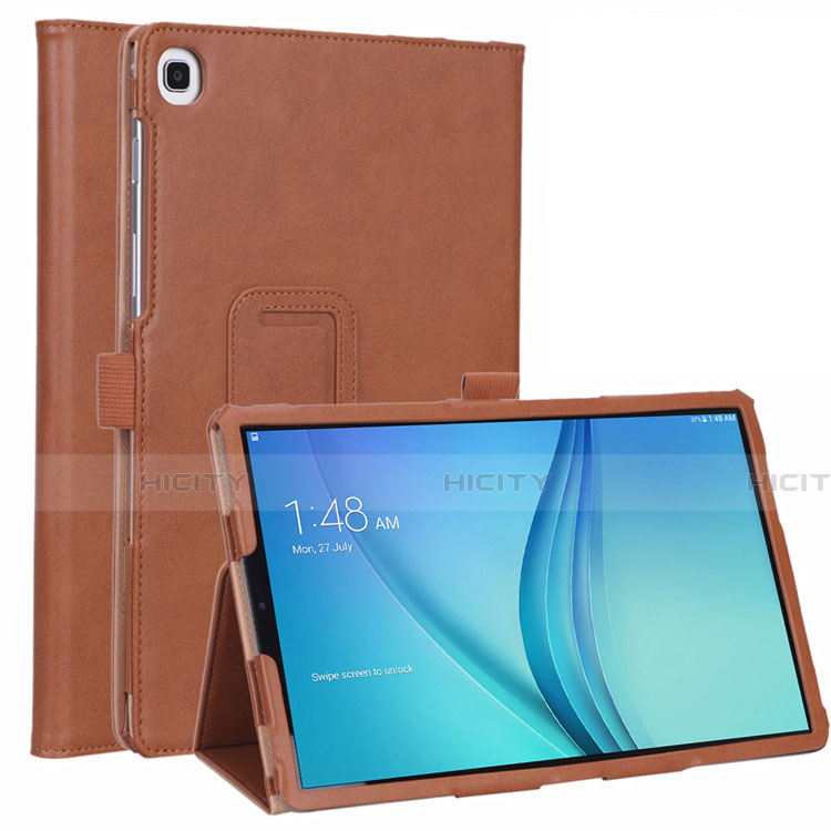Custodia Portafoglio In Pelle Cover con Supporto L01 per Samsung Galaxy Tab S5e Wi-Fi 10.5 SM-T720 Marrone