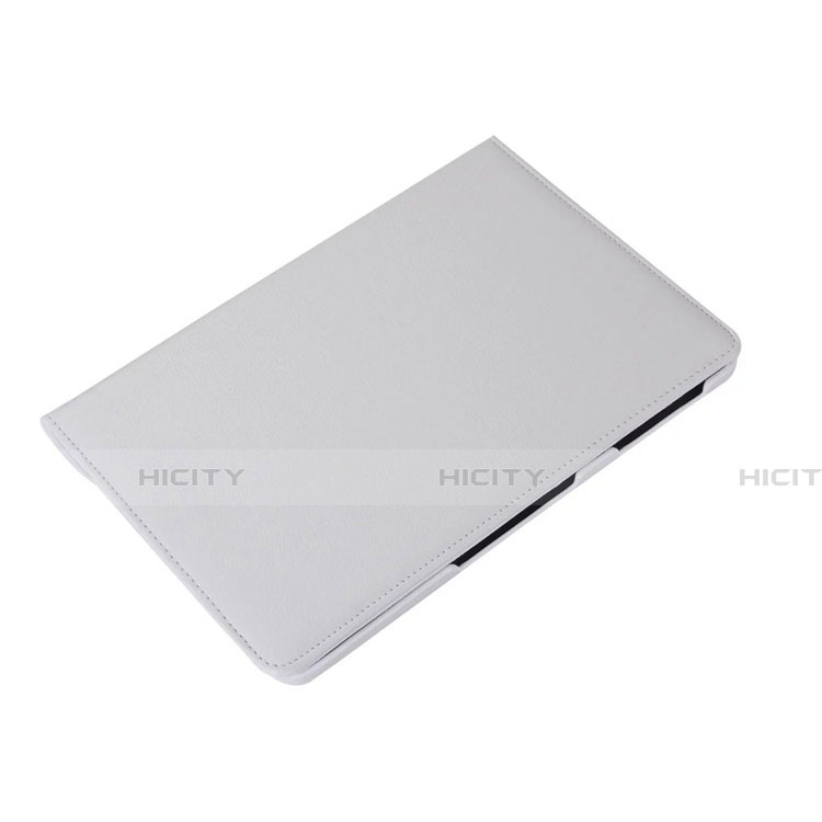 Custodia Portafoglio In Pelle Cover con Supporto L01 per Samsung Galaxy Tab S6 Lite 10.4 SM-P610 Bianco