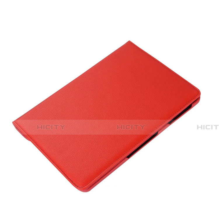 Custodia Portafoglio In Pelle Cover con Supporto L01 per Samsung Galaxy Tab S6 Lite 10.4 SM-P610 Rosso