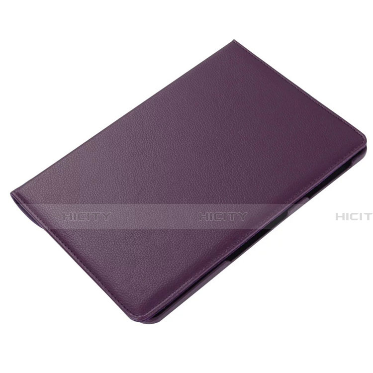 Custodia Portafoglio In Pelle Cover con Supporto L01 per Samsung Galaxy Tab S6 Lite 10.4 SM-P610 Viola