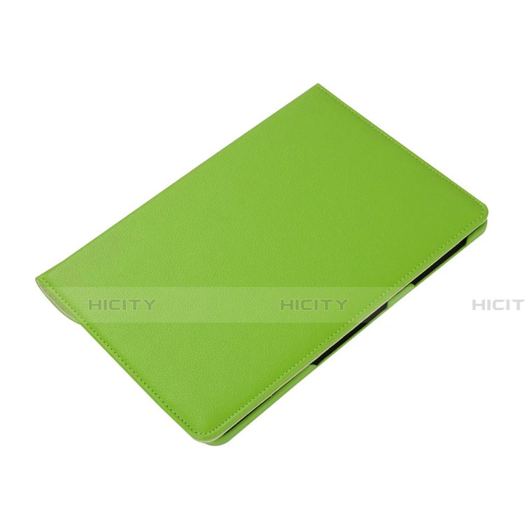 Custodia Portafoglio In Pelle Cover con Supporto L01 per Samsung Galaxy Tab S6 Lite 4G 10.4 SM-P615 Verde