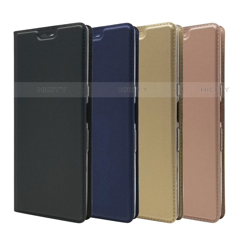 Custodia Portafoglio In Pelle Cover con Supporto L01 per Sony Xperia 10 Plus