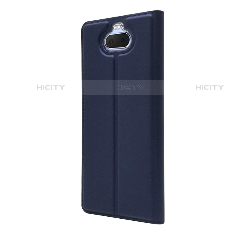 Custodia Portafoglio In Pelle Cover con Supporto L01 per Sony Xperia 10 Plus