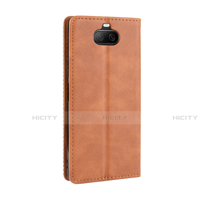 Custodia Portafoglio In Pelle Cover con Supporto L01 per Sony Xperia 8