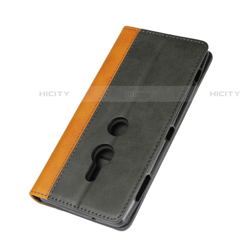 Custodia Portafoglio In Pelle Cover con Supporto L01 per Sony Xperia XZ2