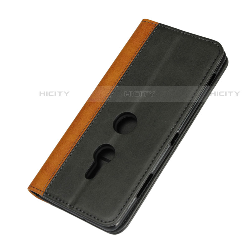 Custodia Portafoglio In Pelle Cover con Supporto L01 per Sony Xperia XZ3