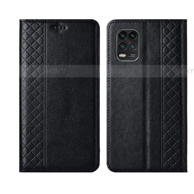 Custodia Portafoglio In Pelle Cover con Supporto L01 per Xiaomi Mi 10 Lite Nero