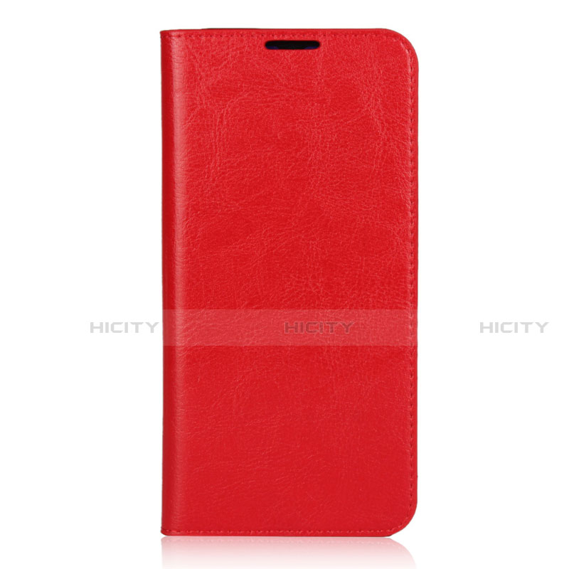 Custodia Portafoglio In Pelle Cover con Supporto L01 per Xiaomi Mi 9 Lite Rosso