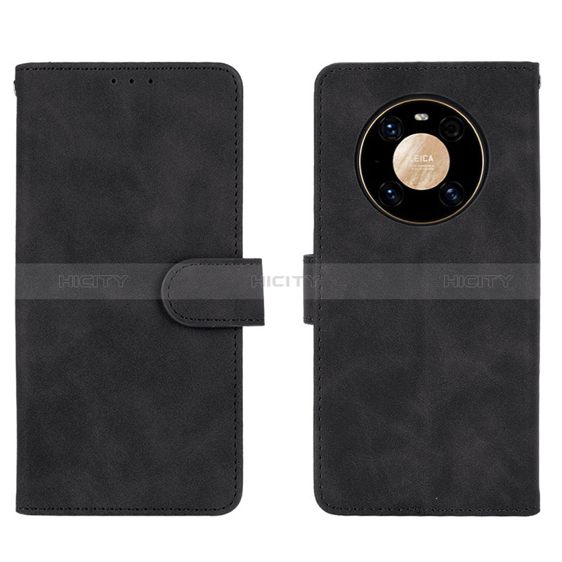 Custodia Portafoglio In Pelle Cover con Supporto L01Z per Huawei Mate 40 Pro Nero