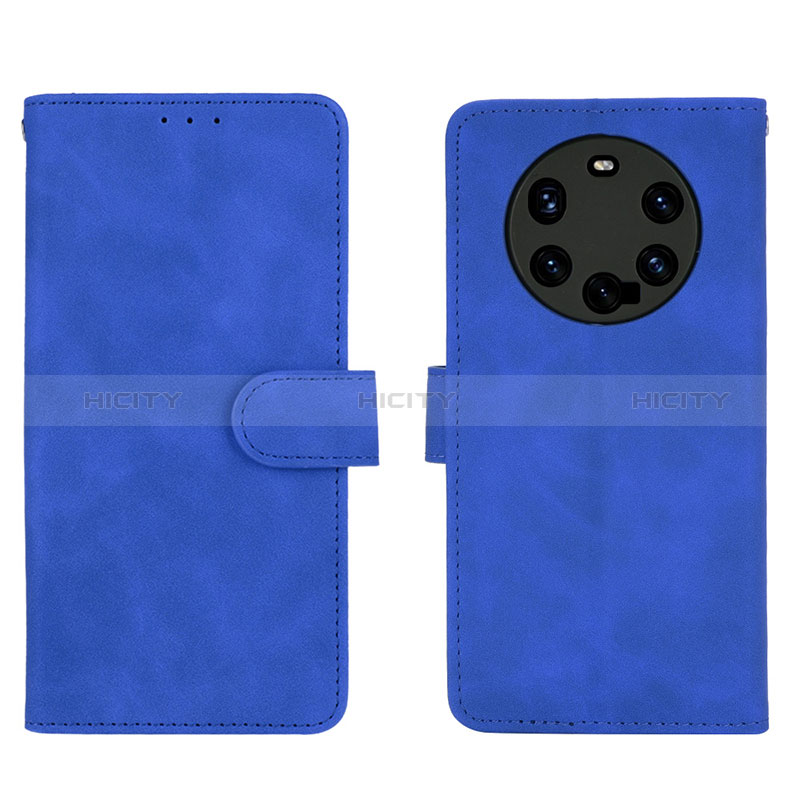 Custodia Portafoglio In Pelle Cover con Supporto L01Z per Huawei Mate 40 Pro+ Plus Blu