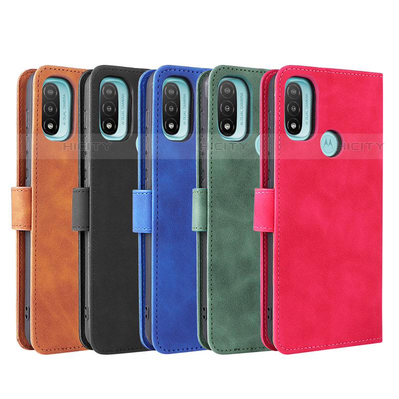 Custodia Portafoglio In Pelle Cover con Supporto L01Z per Motorola Moto E20