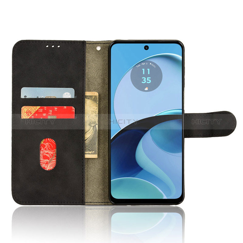 Custodia Portafoglio In Pelle Cover con Supporto L01Z per Motorola Moto G14