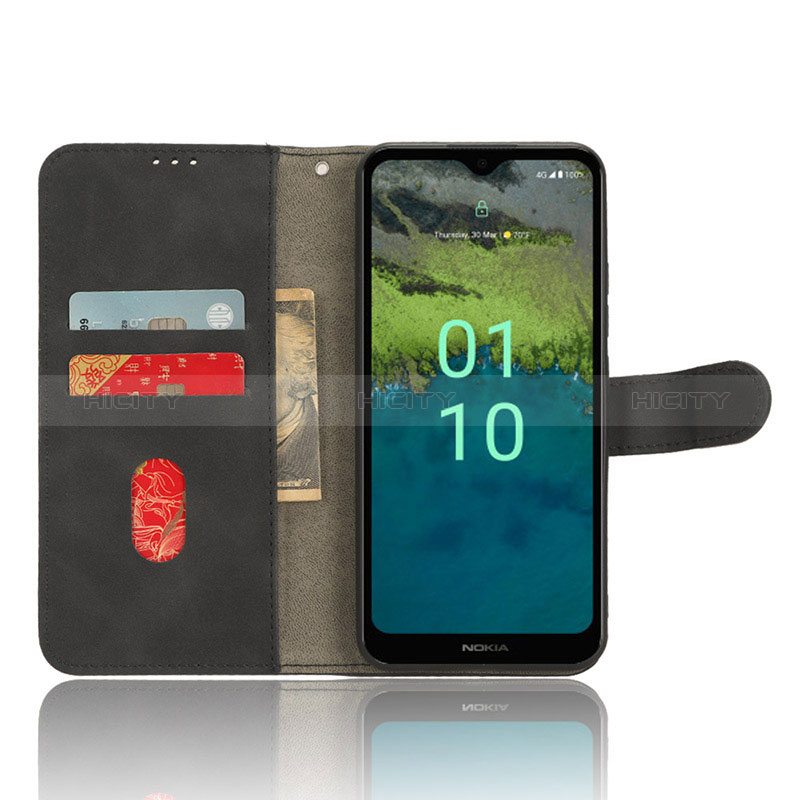 Custodia Portafoglio In Pelle Cover con Supporto L01Z per Nokia C110