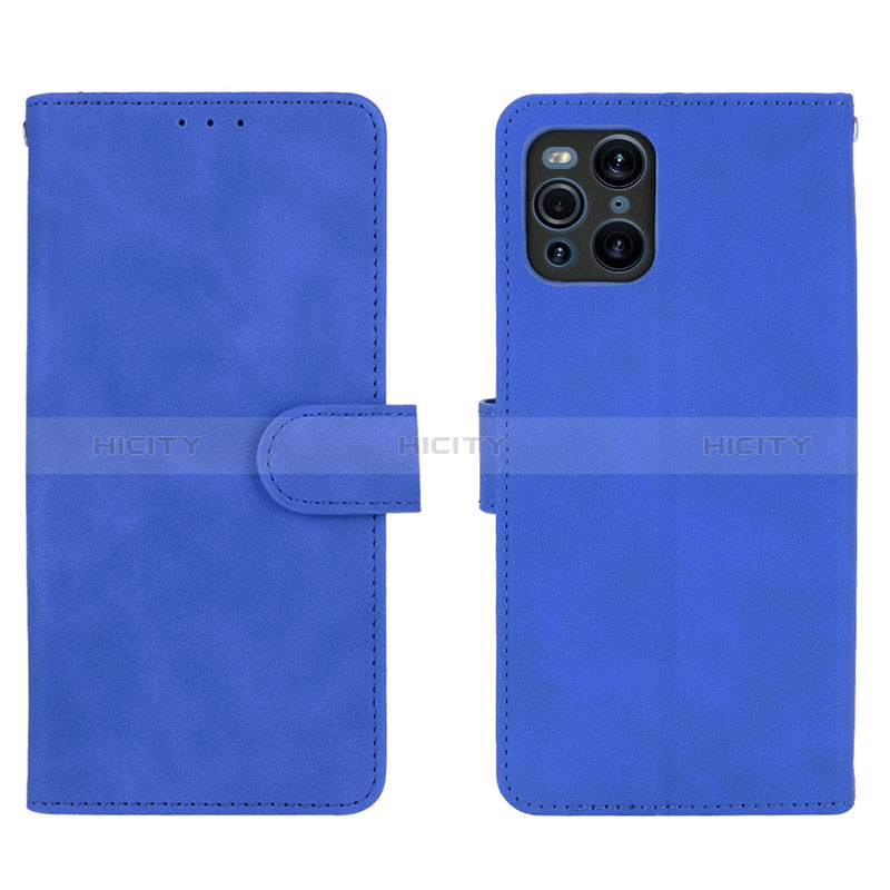 Custodia Portafoglio In Pelle Cover con Supporto L01Z per Oppo Find X3 5G