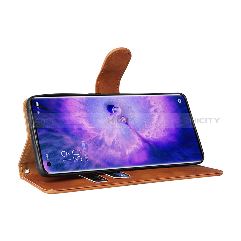 Custodia Portafoglio In Pelle Cover con Supporto L01Z per Oppo Find X5 5G