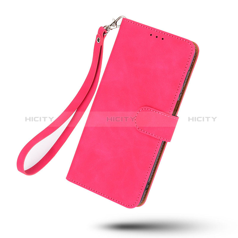 Custodia Portafoglio In Pelle Cover con Supporto L01Z per Realme 9 Pro 5G Rosa Caldo