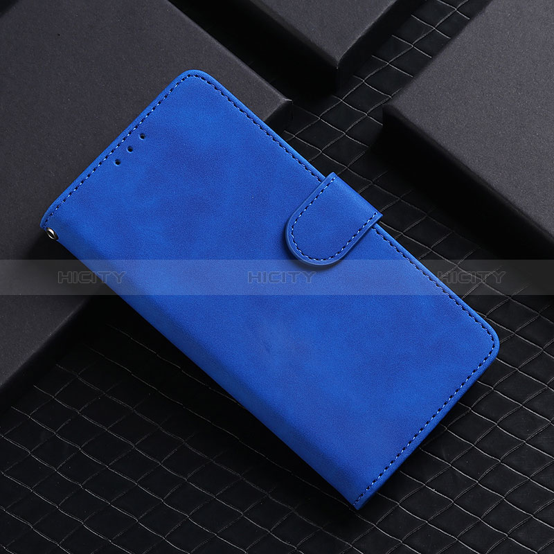 Custodia Portafoglio In Pelle Cover con Supporto L01Z per Samsung Galaxy A21 Blu