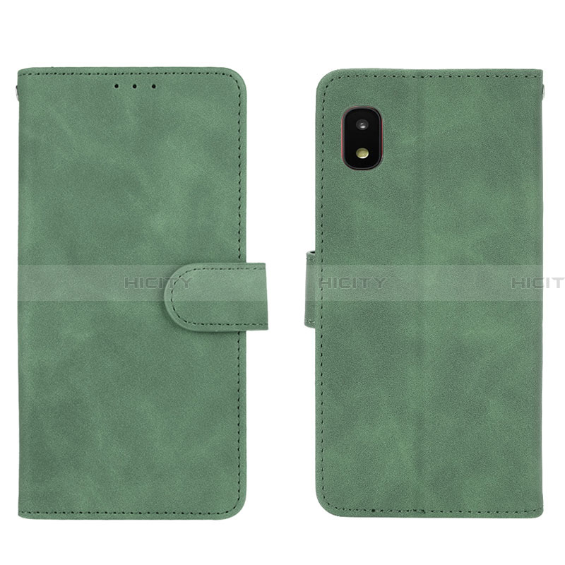 Custodia Portafoglio In Pelle Cover con Supporto L01Z per Samsung Galaxy A21 SC-42A