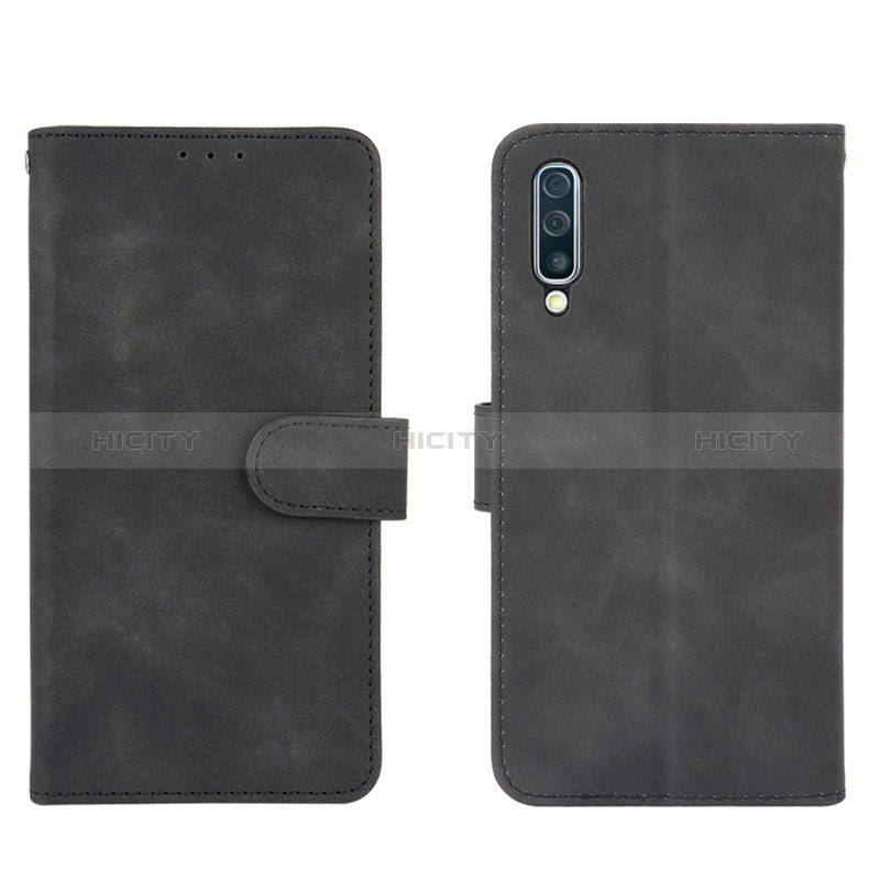 Custodia Portafoglio In Pelle Cover con Supporto L01Z per Samsung Galaxy A30S Nero