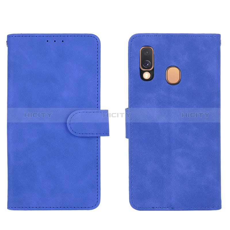 Custodia Portafoglio In Pelle Cover con Supporto L01Z per Samsung Galaxy A40
