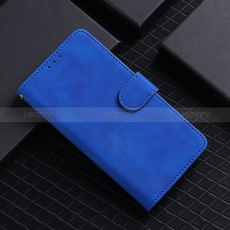 Custodia Portafoglio In Pelle Cover con Supporto L01Z per Samsung Galaxy A90 5G Blu