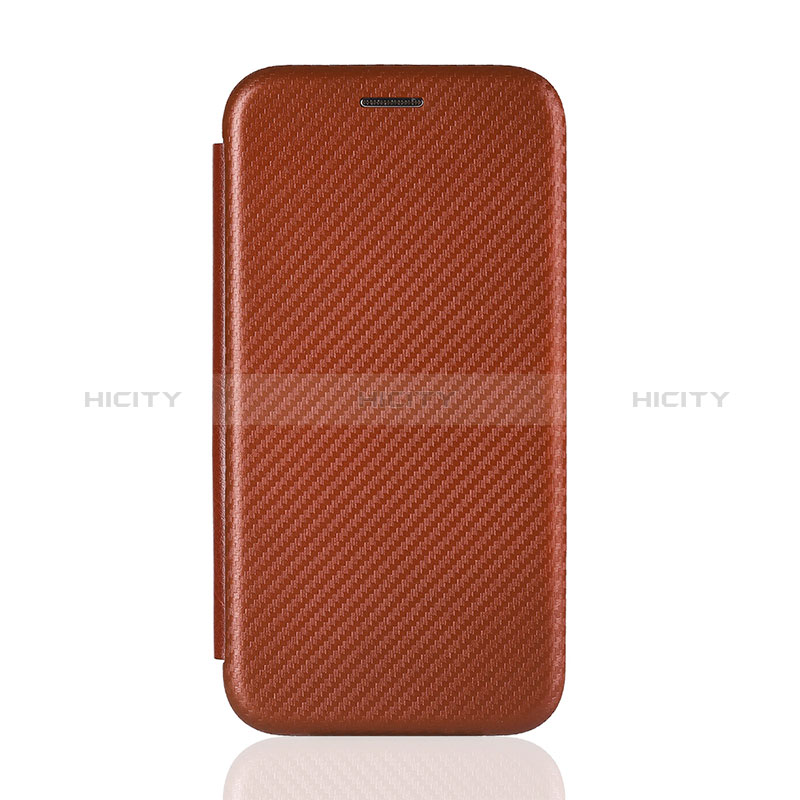 Custodia Portafoglio In Pelle Cover con Supporto L01Z per Samsung Galaxy M21s Marrone