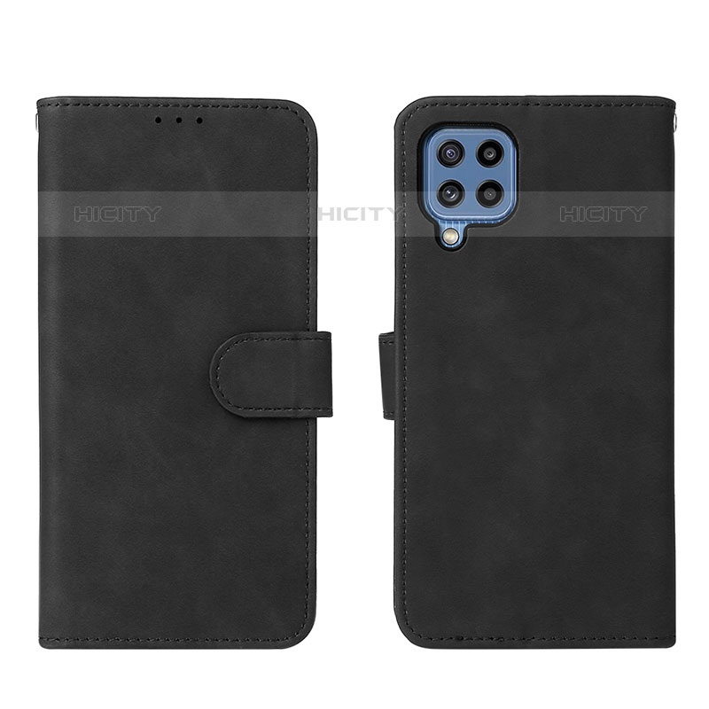 Custodia Portafoglio In Pelle Cover con Supporto L01Z per Samsung Galaxy M32 4G Nero