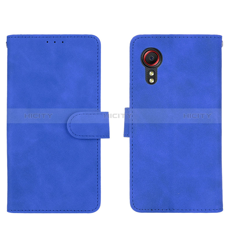 Custodia Portafoglio In Pelle Cover con Supporto L01Z per Samsung Galaxy XCover 5 SM-G525F