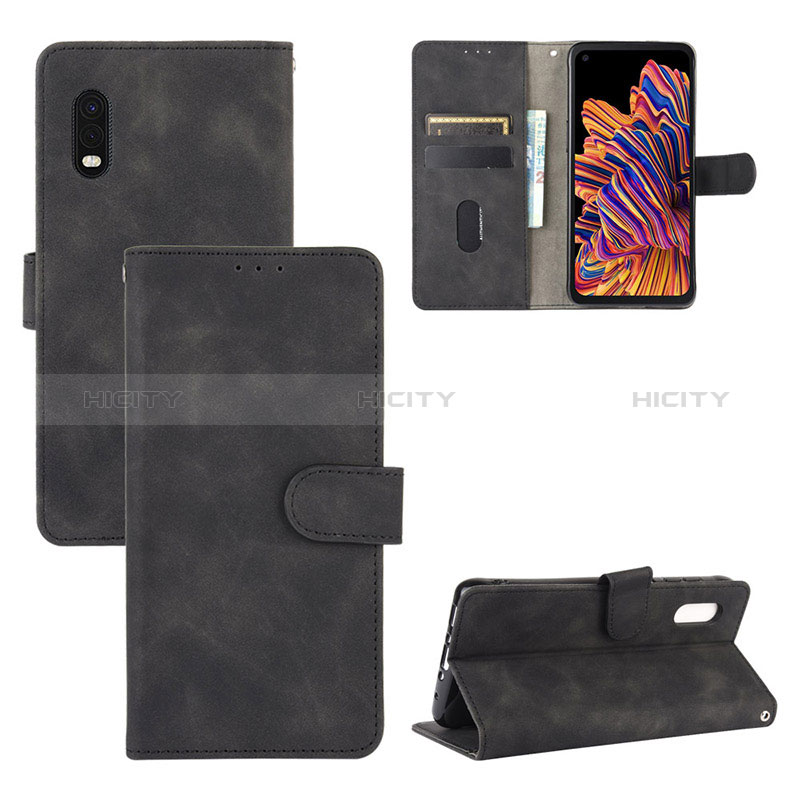 Custodia Portafoglio In Pelle Cover con Supporto L01Z per Samsung Galaxy XCover Pro