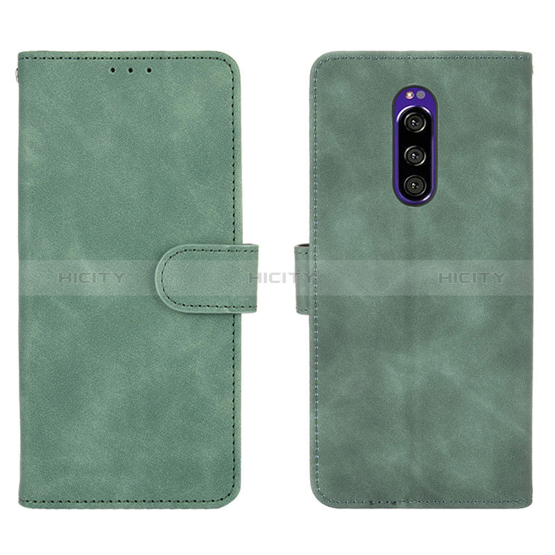 Custodia Portafoglio In Pelle Cover con Supporto L01Z per Sony Xperia 1