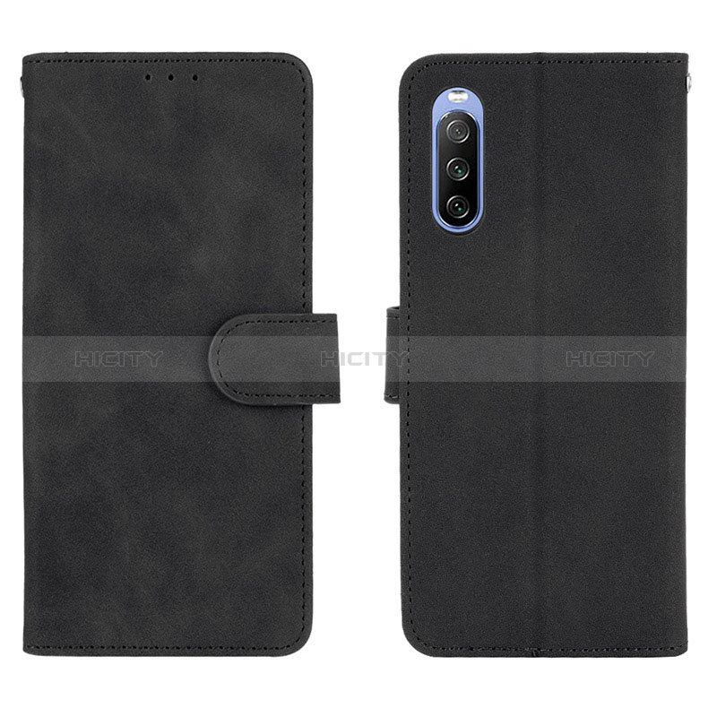 Custodia Portafoglio In Pelle Cover con Supporto L01Z per Sony Xperia 10 III