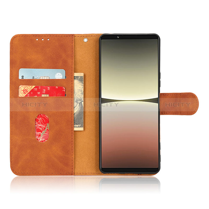 Custodia Portafoglio In Pelle Cover con Supporto L01Z per Sony Xperia 5 IV