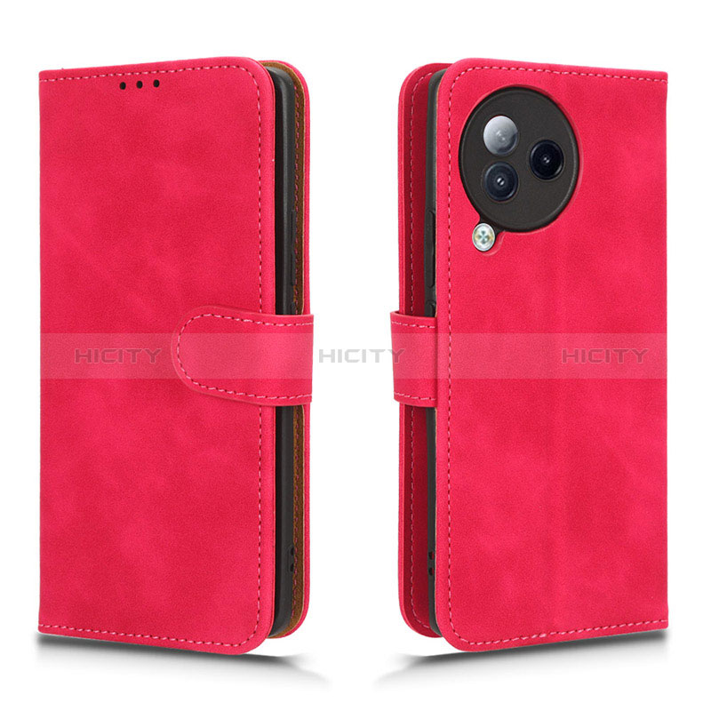 Custodia Portafoglio In Pelle Cover con Supporto L01Z per Xiaomi Civi 3 5G Rosa Caldo