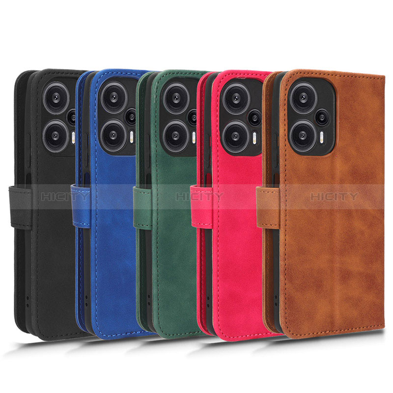 Custodia Portafoglio In Pelle Cover con Supporto L01Z per Xiaomi Poco F5 5G