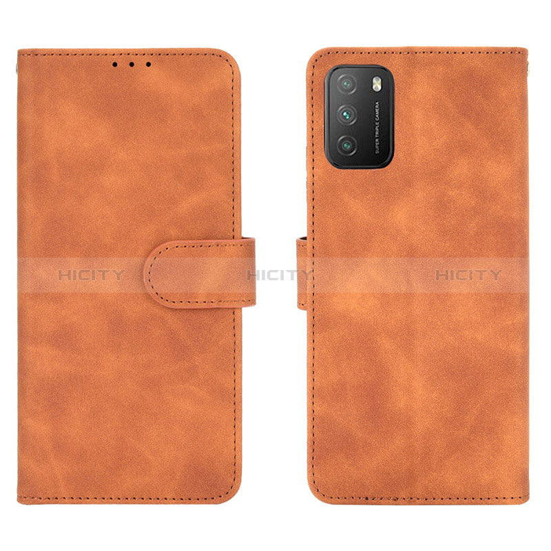 Custodia Portafoglio In Pelle Cover con Supporto L01Z per Xiaomi Poco M3