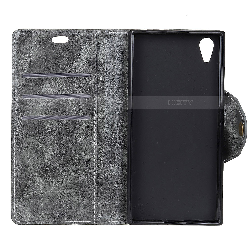 Custodia Portafoglio In Pelle Cover con Supporto L02 per Alcatel 1