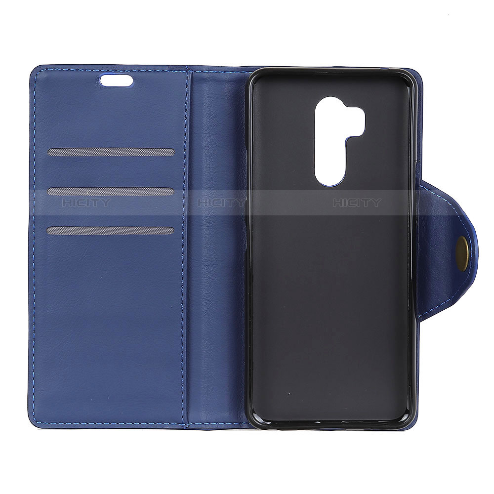 Custodia Portafoglio In Pelle Cover con Supporto L02 per Alcatel 7