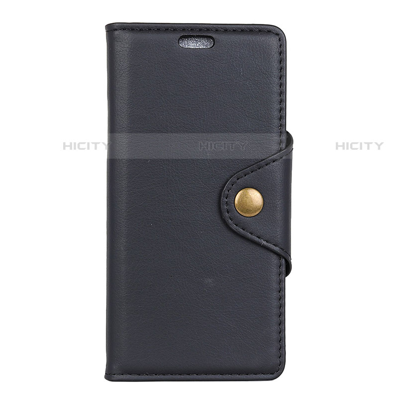 Custodia Portafoglio In Pelle Cover con Supporto L02 per HTC U12 Life Nero